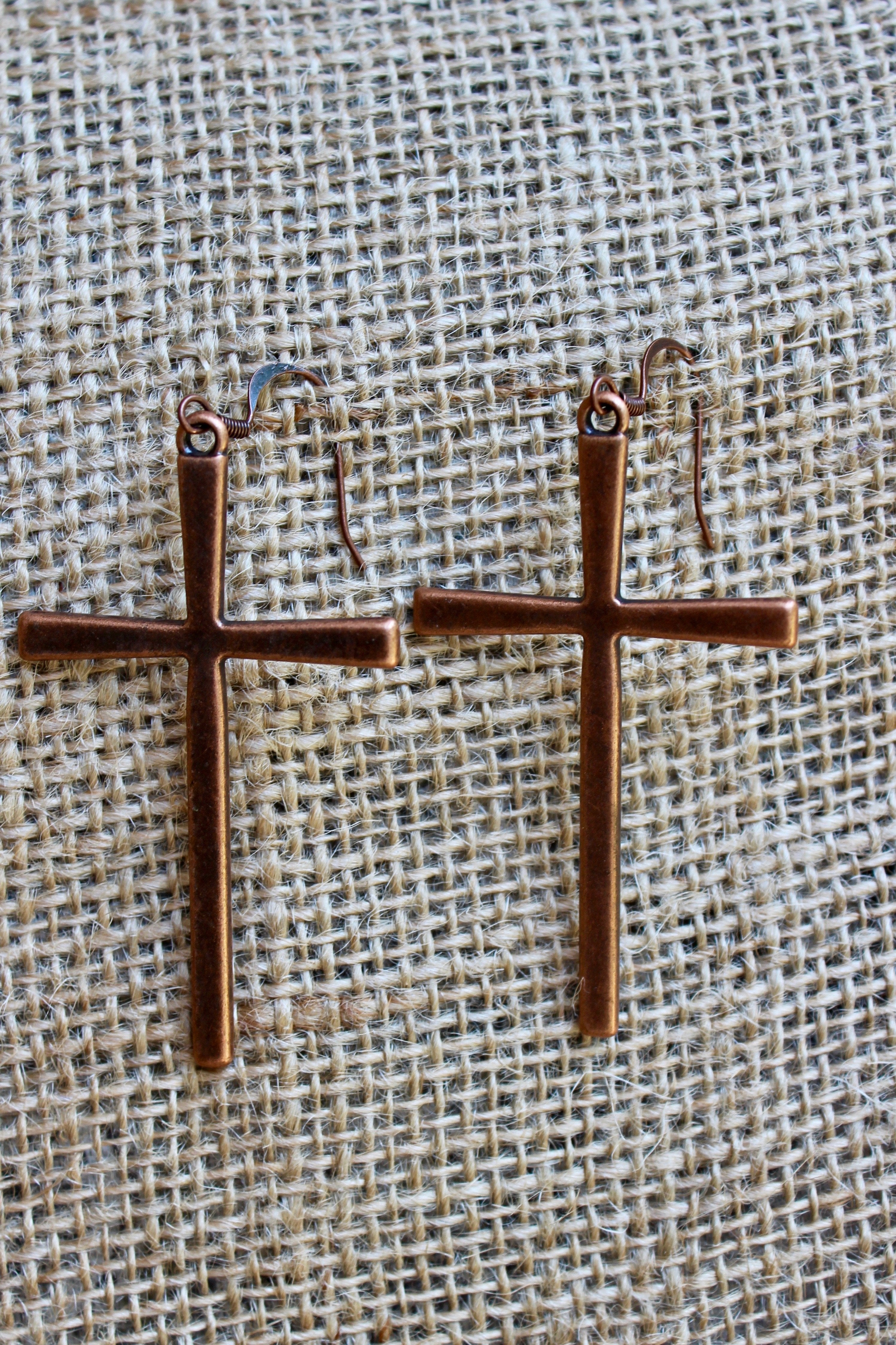 E049C; Thin Coppertone Cross; Approximately 3 inches; ; ; ; ; Majestees